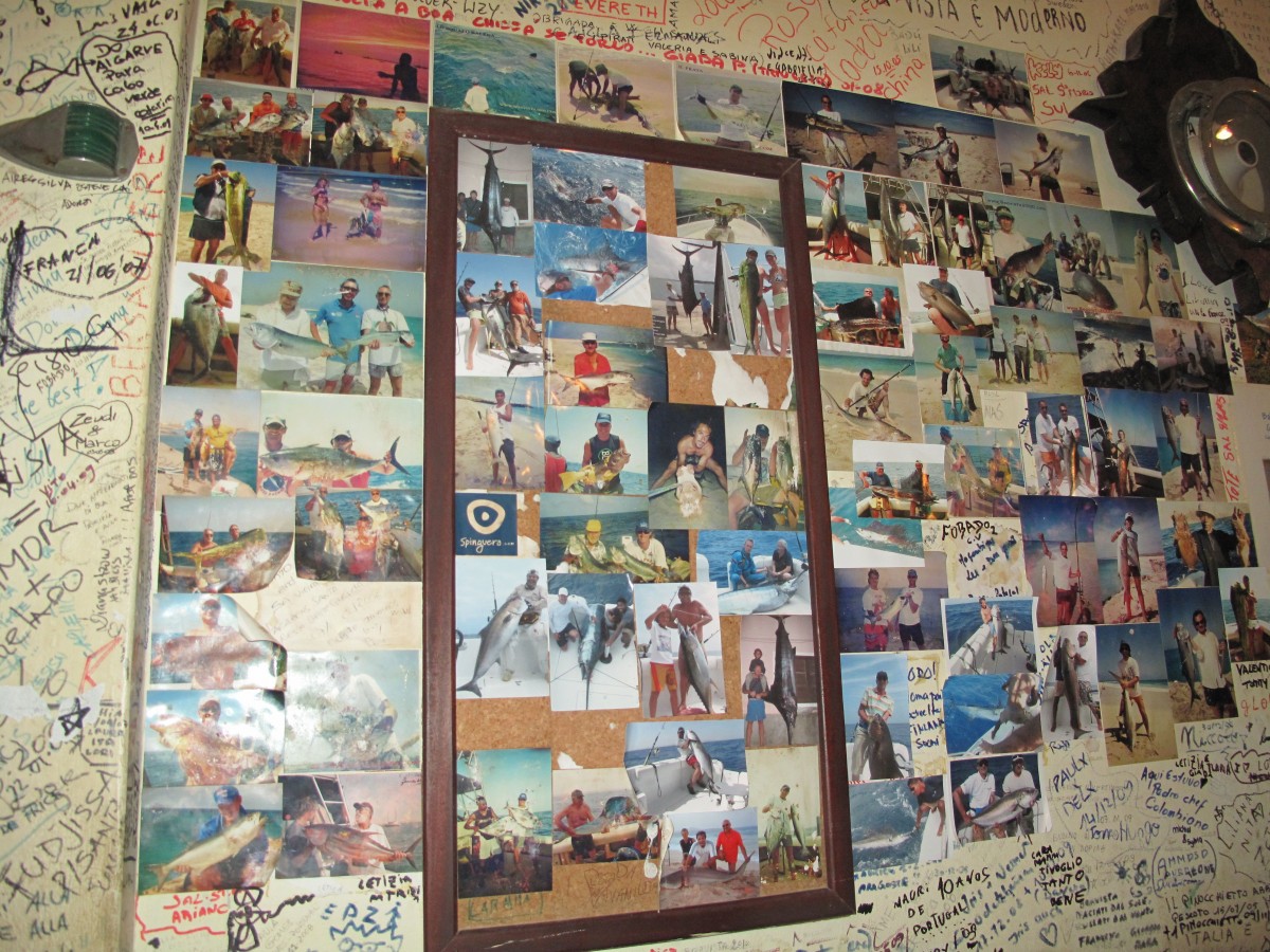 Blu-MArlin-parete Osteria Blue Marlin Boavista Cabo Verde