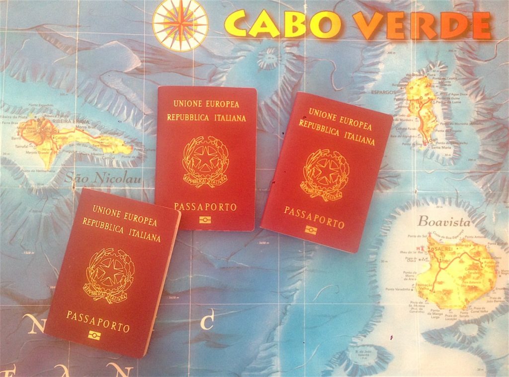 visto d'ingresso turistico per Capoverde