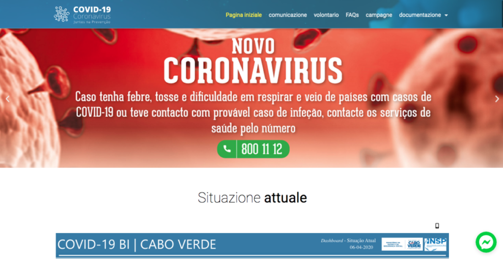 Covid19.cv Capo Verde coronavirus